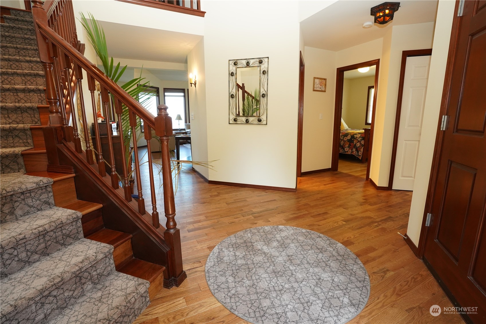 522 Fox Hollow Road Sequim, WA 98382 - Photo 6 of 40 a view of a hallway with staircase