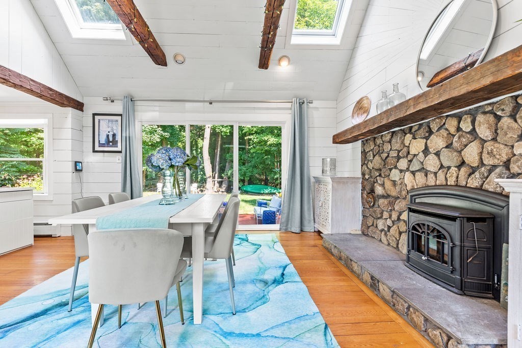 100 Circle Drive Wrentham, MA 02093 - Photo 3 of 42 a living room with furniture and a fireplace