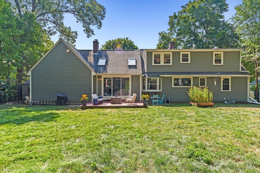 100 Circle Drive Wrentham, MA 02093 - Photo 39 of 42 a house view with a sitting space and garden