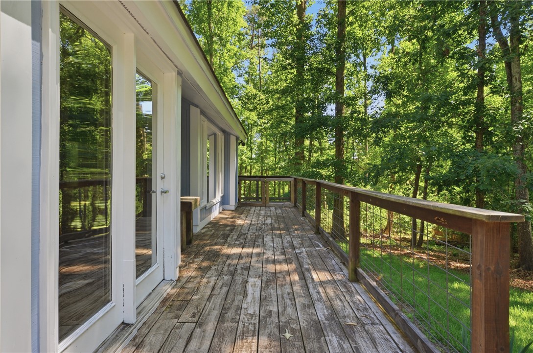 1298 Carradine Road Seneca, SC 29678 - Photo 32 of 43 A private outdoor retreat with gorgeous views of surrounding mature trees.