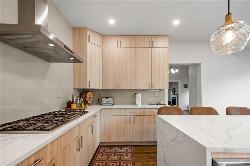 1520 4th Avenue Coraopolis, PA 15108 - Photo 13 of 37 Recessed LED lights and pendant lights (all dimmable)