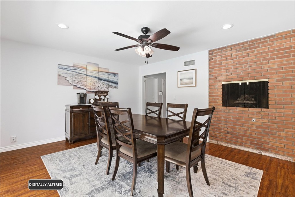 1935 West Chanticleer Road Anaheim, CA 92804 - Photo 7 of 33 2nd Fireplace, newer flooring and Freshly painted