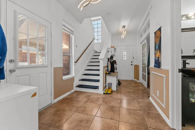 a view of entryway and hall