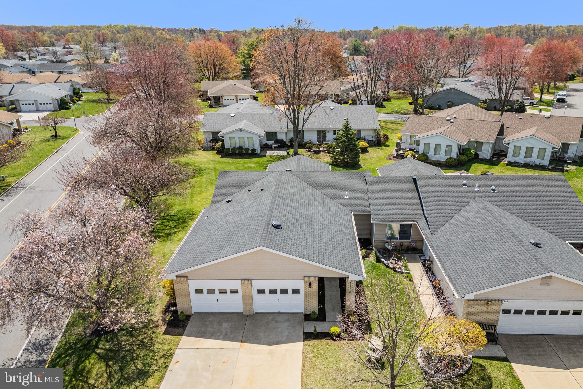 737A Prospect Road Monroe Township, NJ 08831 - Photo 2 of 28 an aerial view of a house with a garden