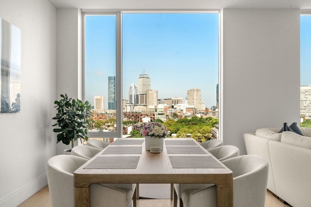 380 Harrison Avenue, Unit 14G Boston, MA 02118 - Photo 4 of 40 a view of a dining room with furniture and window