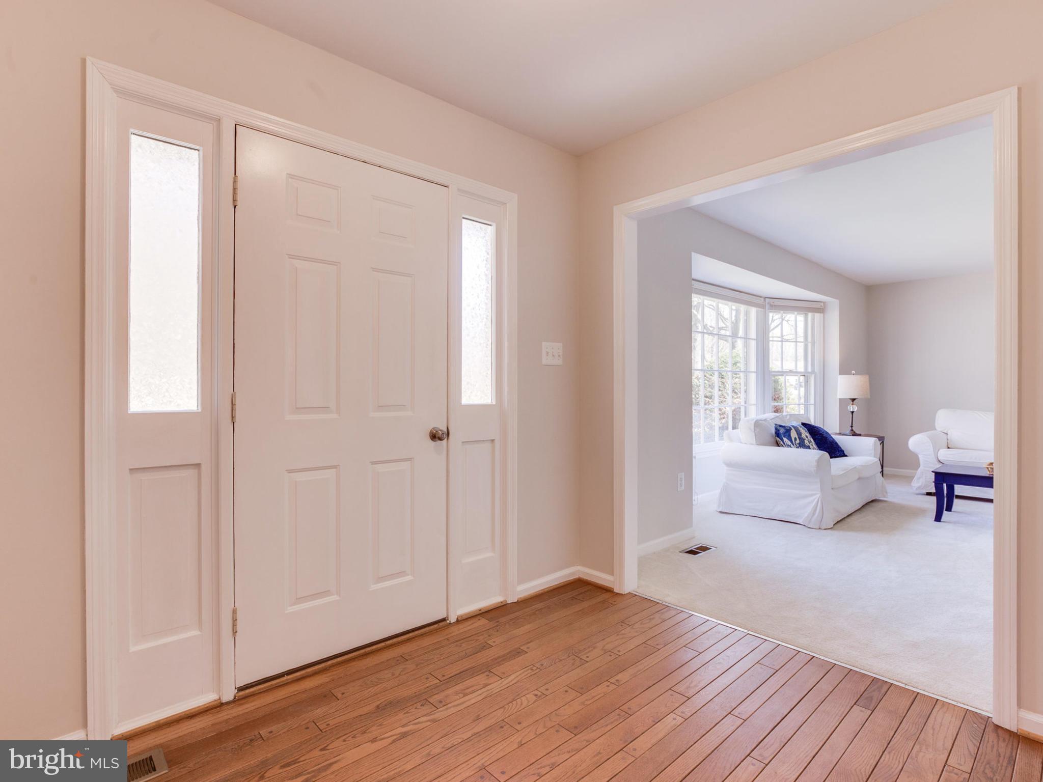 Hardwood floors welcome you
