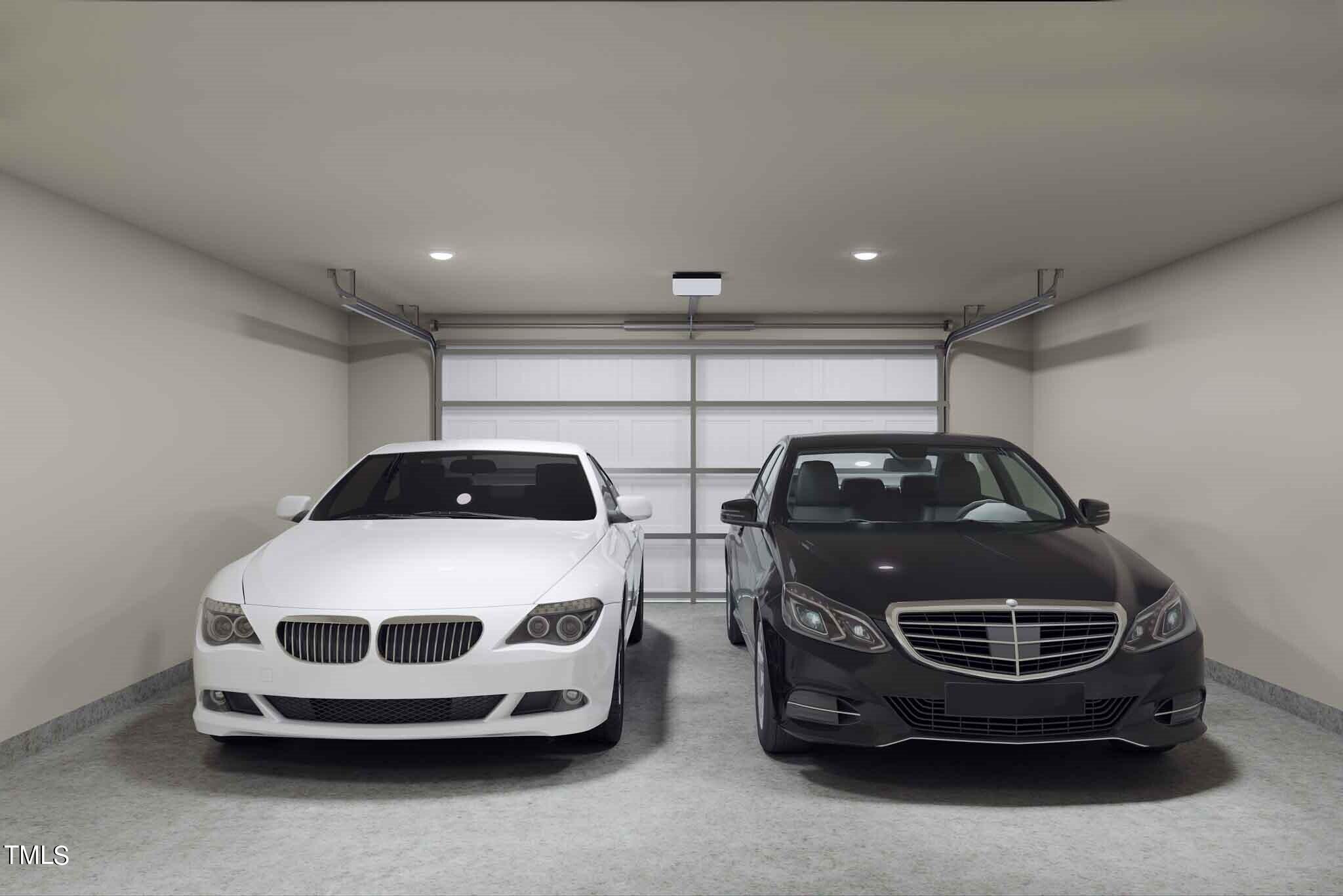 706 Hyperion Alley Wake Forest, NC 27587 - Photo 33 of 67 a car parked in a garage