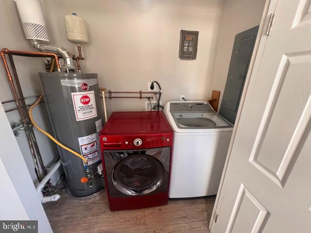3703 Holly Grove Road Middle River, MD 21220 - Photo 38 of 40 Modern laundry space with vibrant appliances.