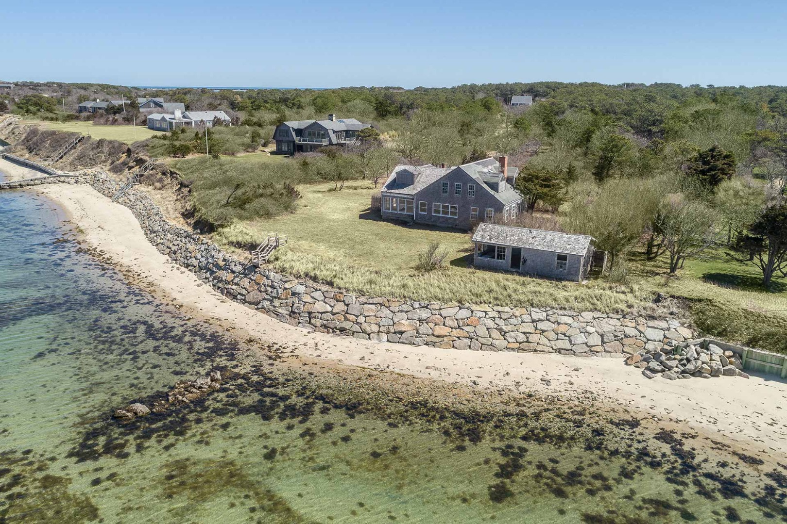 53-54 North Neck Road Edgartown, MA 02539 - Photo 5 of 8 a view of a lake with mountain in the back