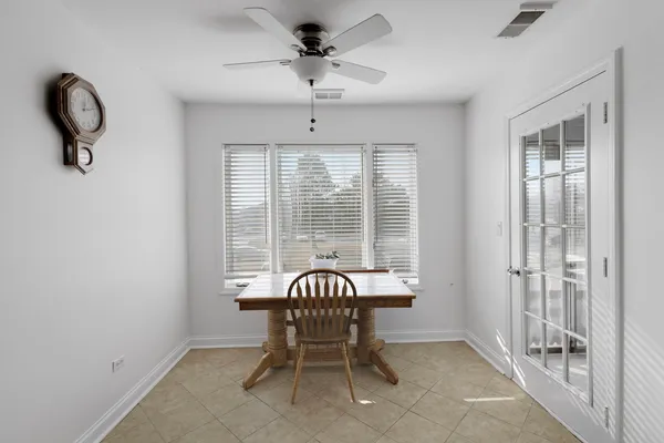 a view of a livingroom with furniture