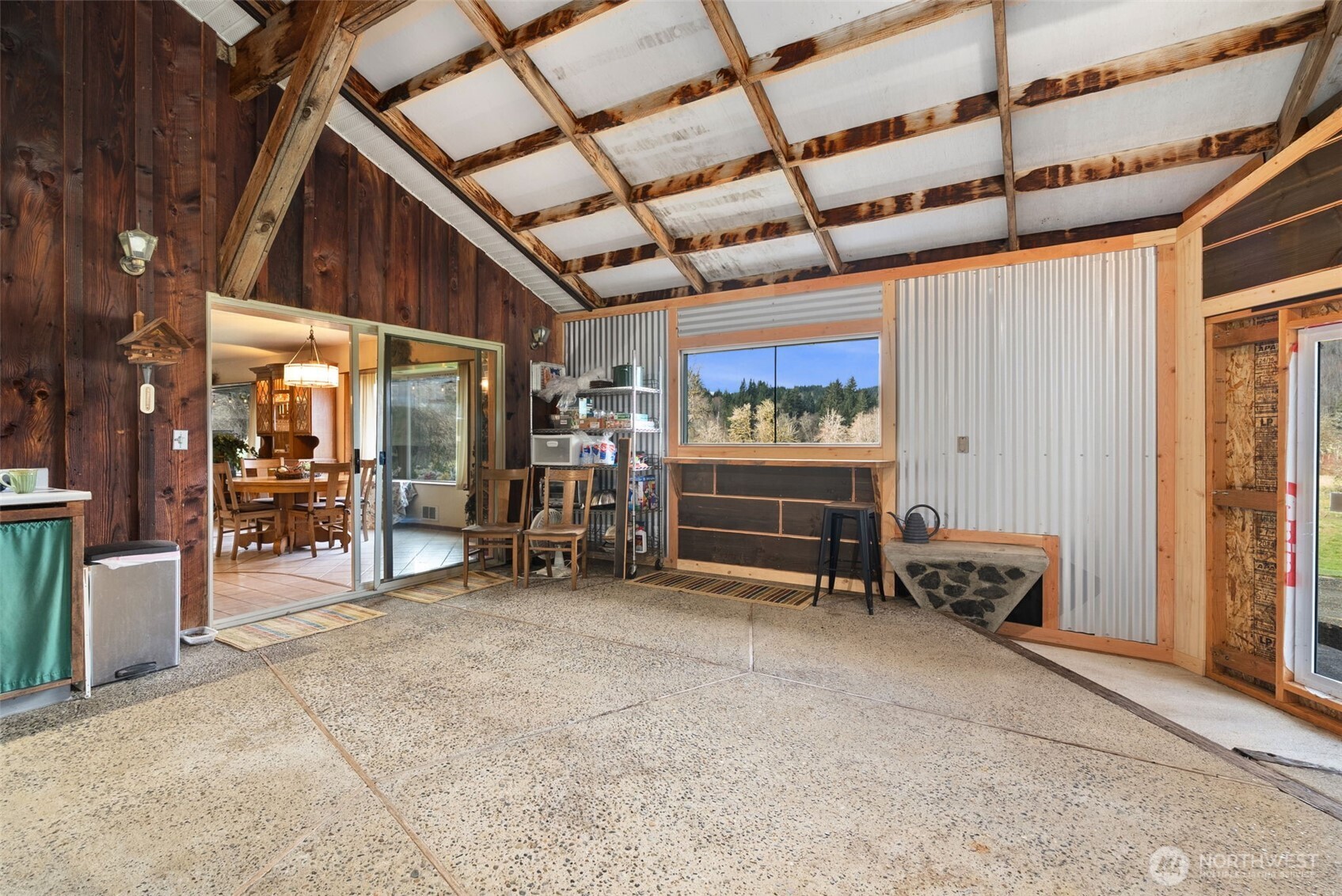 65 Wilderness Road Oakville, WA 98568 - Photo 21 of 40 a view of an empty room with furniture and a window