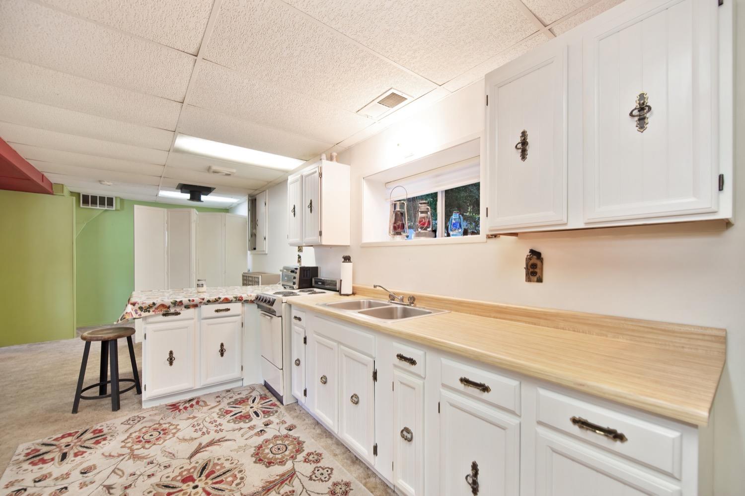 634 Alta Power House Road Alta, CA 95701 - Photo 24 of 38 lower level kitchen