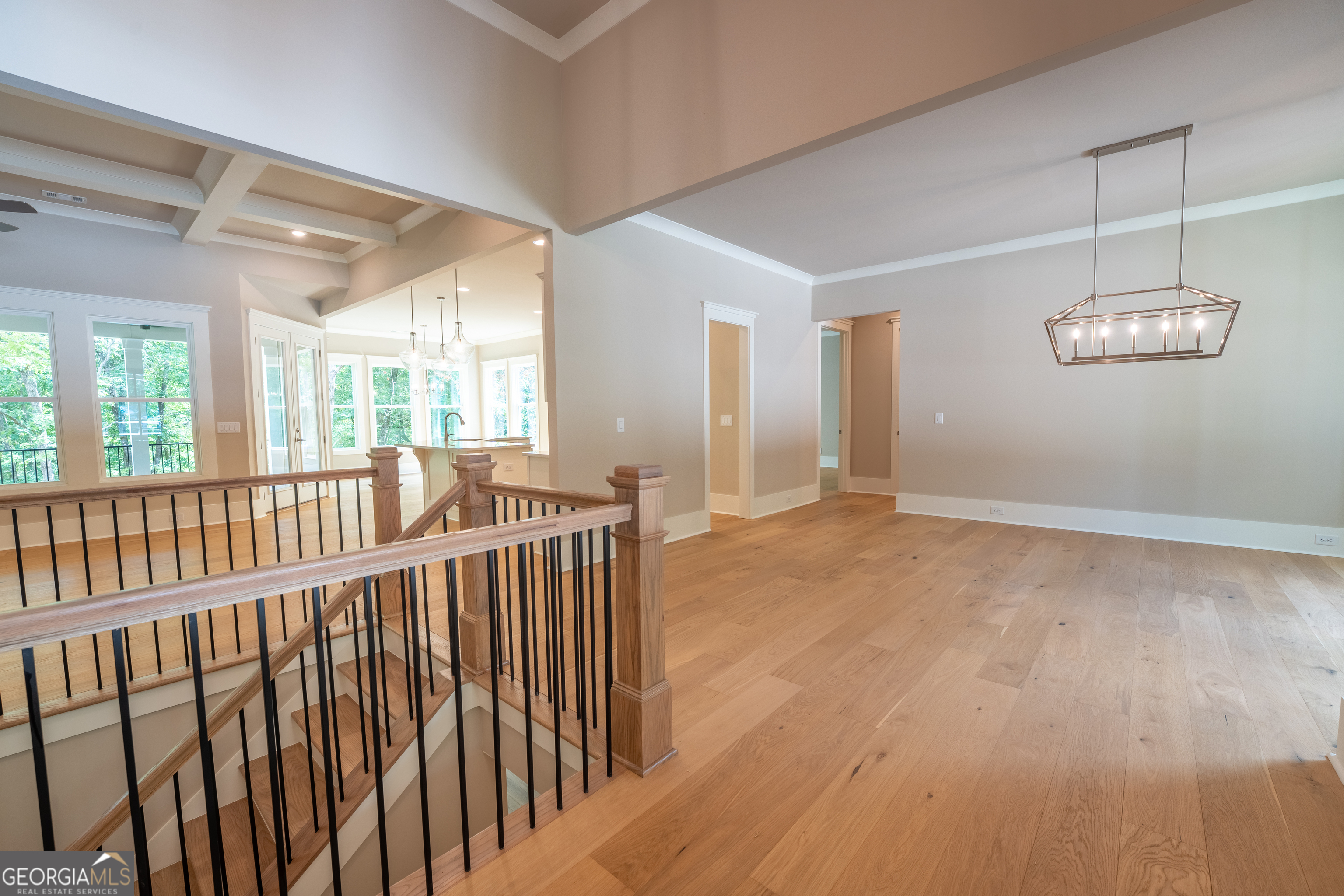 120 Fall Pippin Court Clarkesville, GA 30523 - Photo 5 of 65 a view of a room with wooden floor and windows
