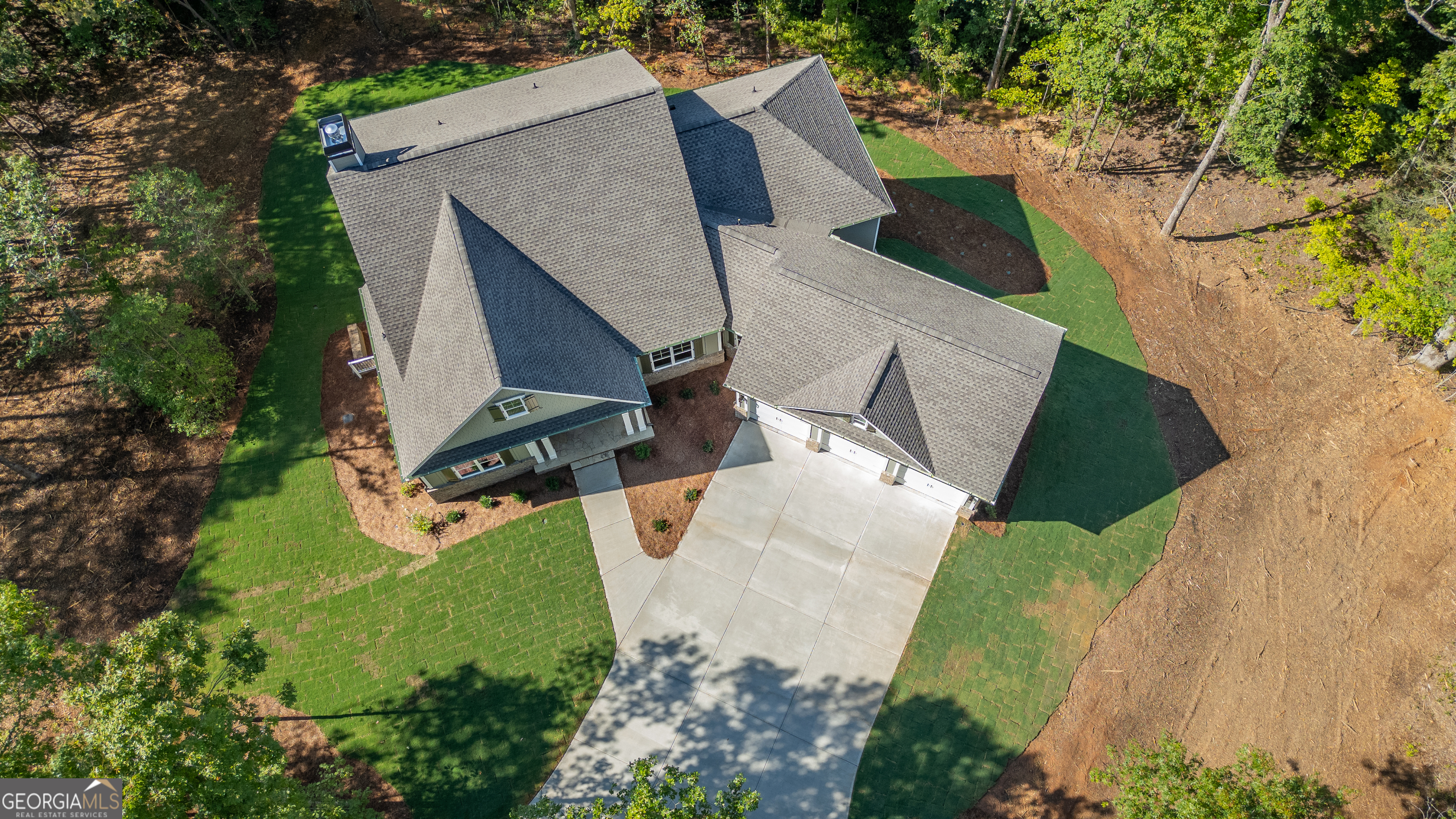 120 Fall Pippin Court Clarkesville, GA 30523 - Photo 63 of 65 an aerial view of a house with outdoor space