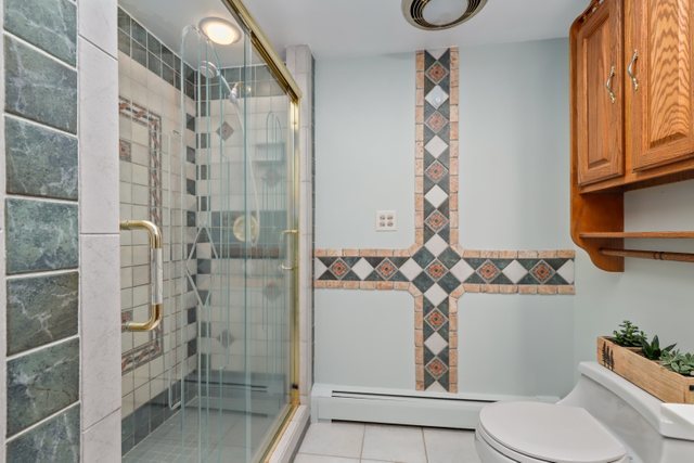 2202 Stieg Road Woodstock, IL 60098 - Photo 15 of 55 a bathroom with a shower a toilet and a sink