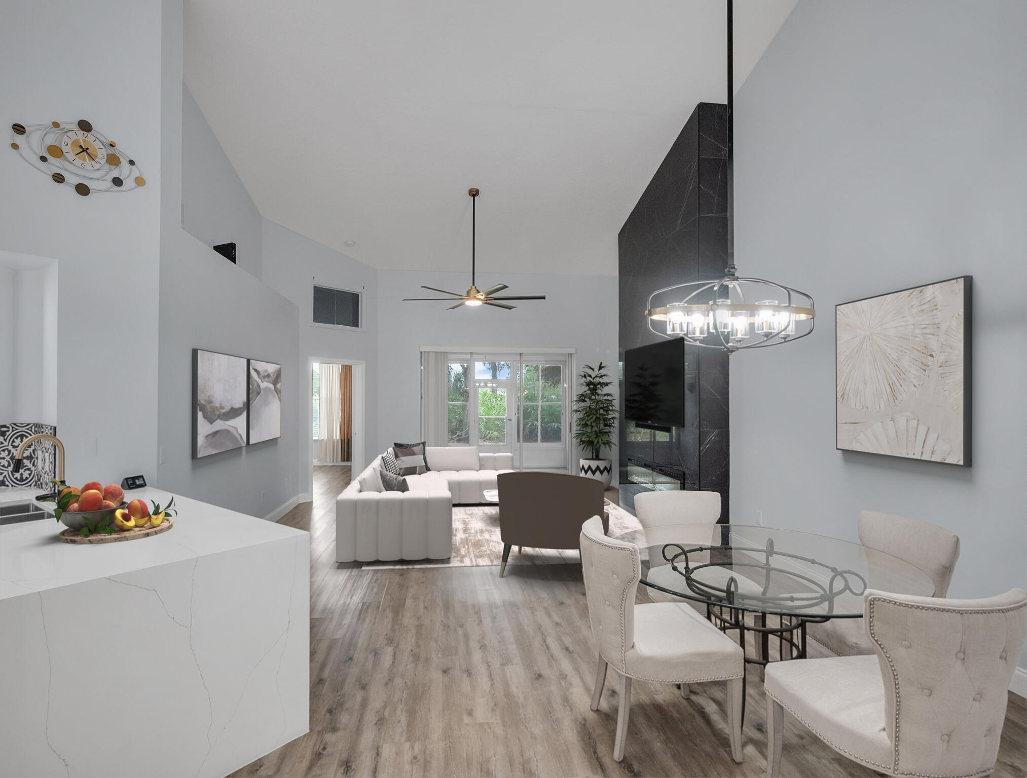 1583 Southwest Harbour Isles Circle, Unit 57 Port St. Lucie, FL 34986 - Photo 16 of 33 Kitchen/Living