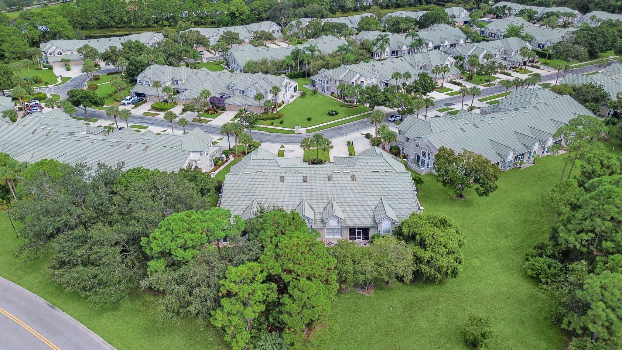 1583 Southwest Harbour Isles Circle, Unit 57 Port St. Lucie, FL 34986 - Photo 3 of 33 Aerial Rear