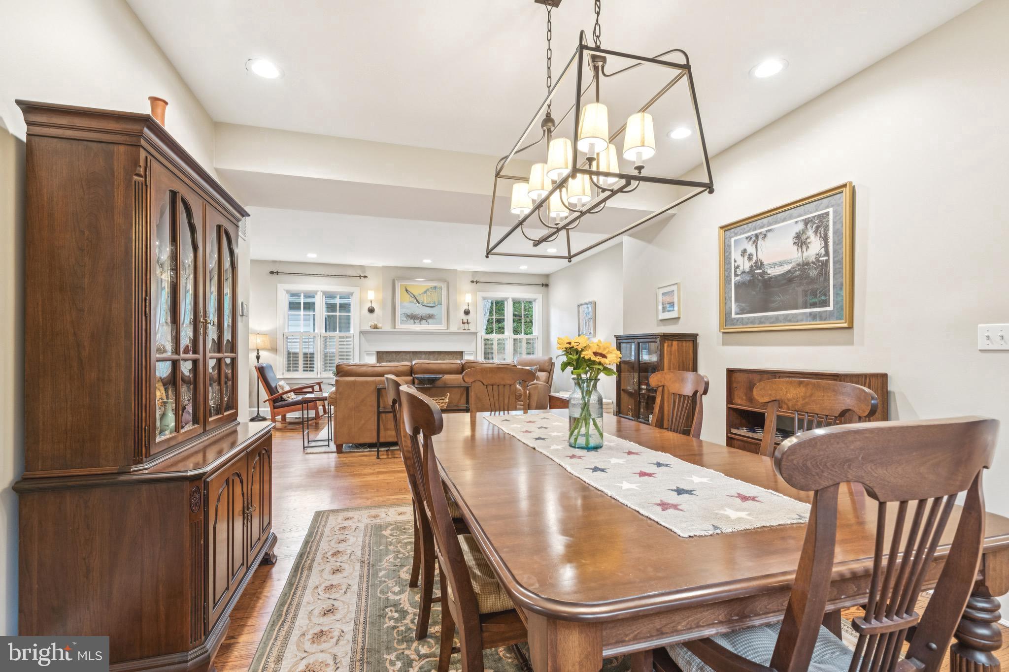 9 Tolson Street Annapolis, MD 21401 - Photo 11 of 82 a living room with lots of furniture and a chandelier