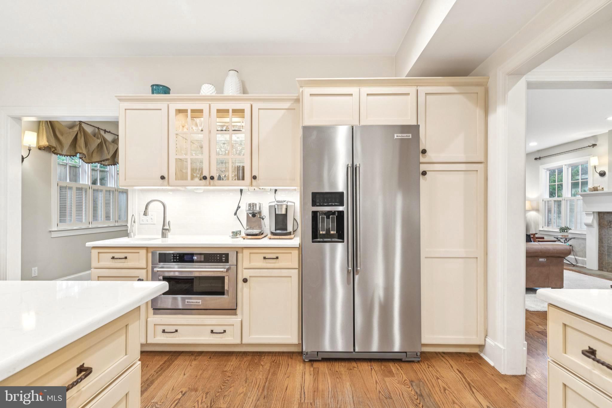 9 Tolson Street Annapolis, MD 21401 - Photo 19 of 82 a kitchen with stainless steel appliances a refrigerator sink and cabinets