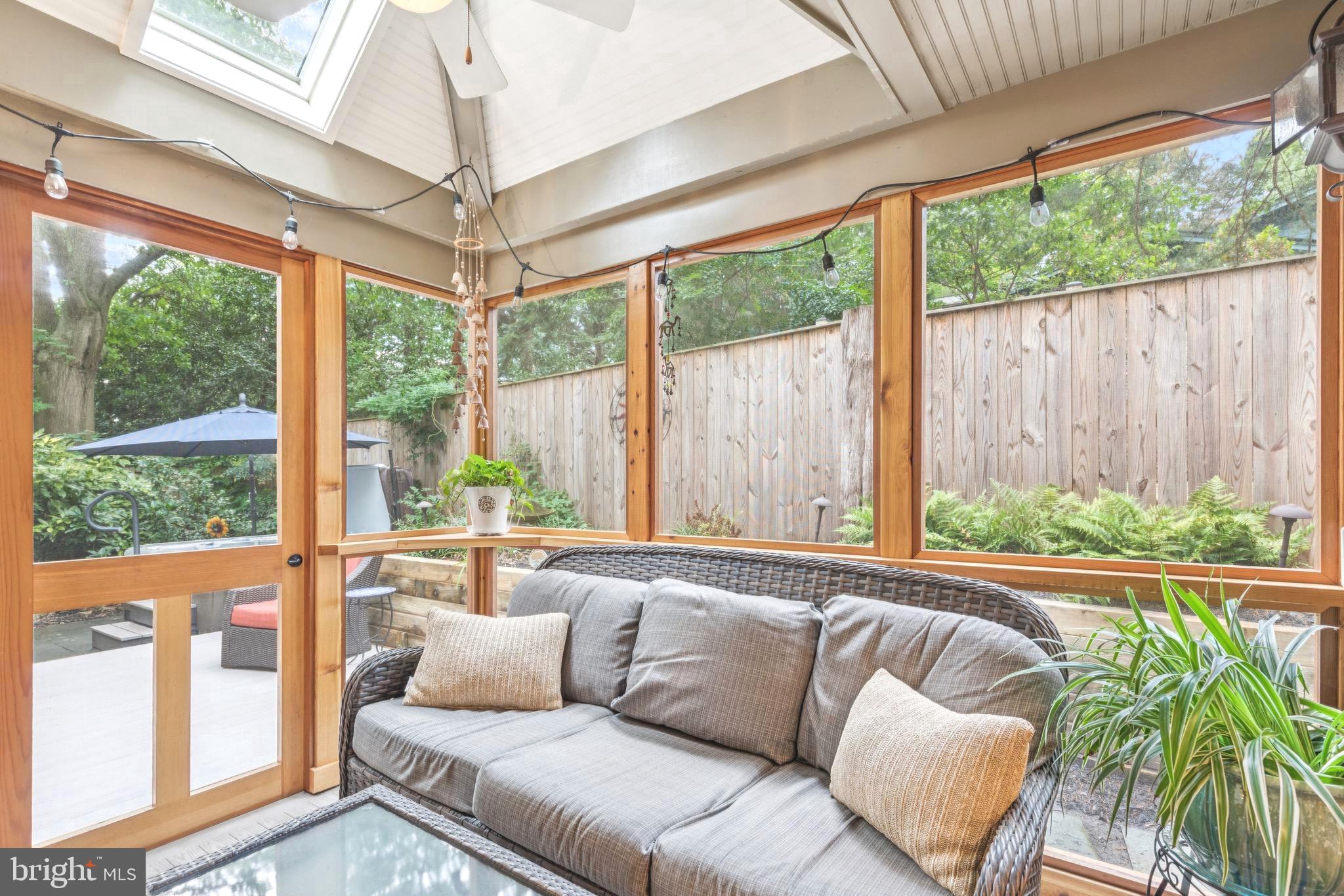 9 Tolson Street Annapolis, MD 21401 - Photo 25 of 82 a balcony with furniture and a potted plant