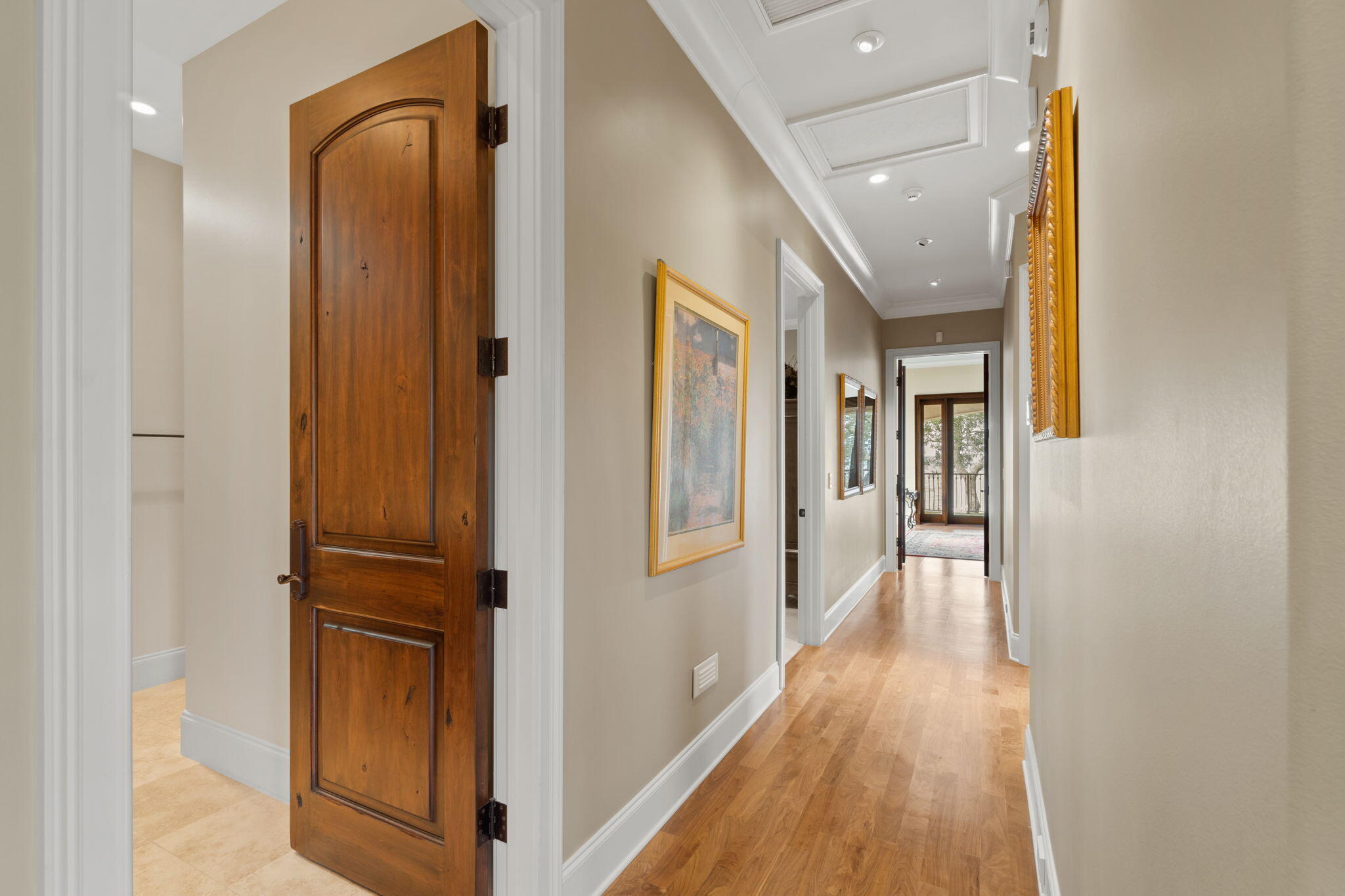 456 Captains Circle Destin, FL 32541 - Photo 45 of 85 a view of hallway with wooden floor