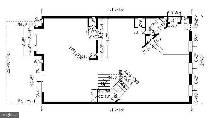 133 Roland Court Southwest Vienna, VA 22180 - Photo 28 of 30 Main level floor plan with dimensions!