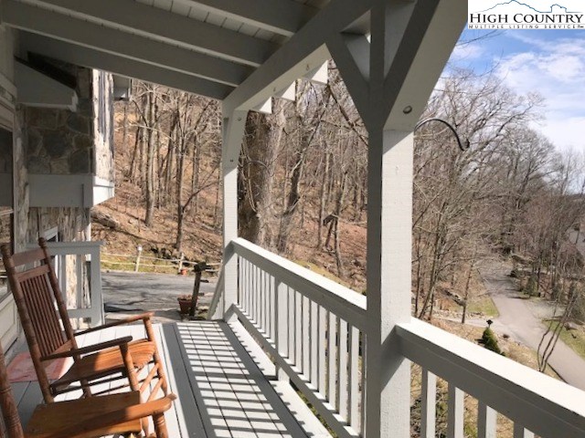 990 Fox Meadow Road Banner Elk, NC 28604 - Photo 14 of 45 a view of balcony with wooden floor