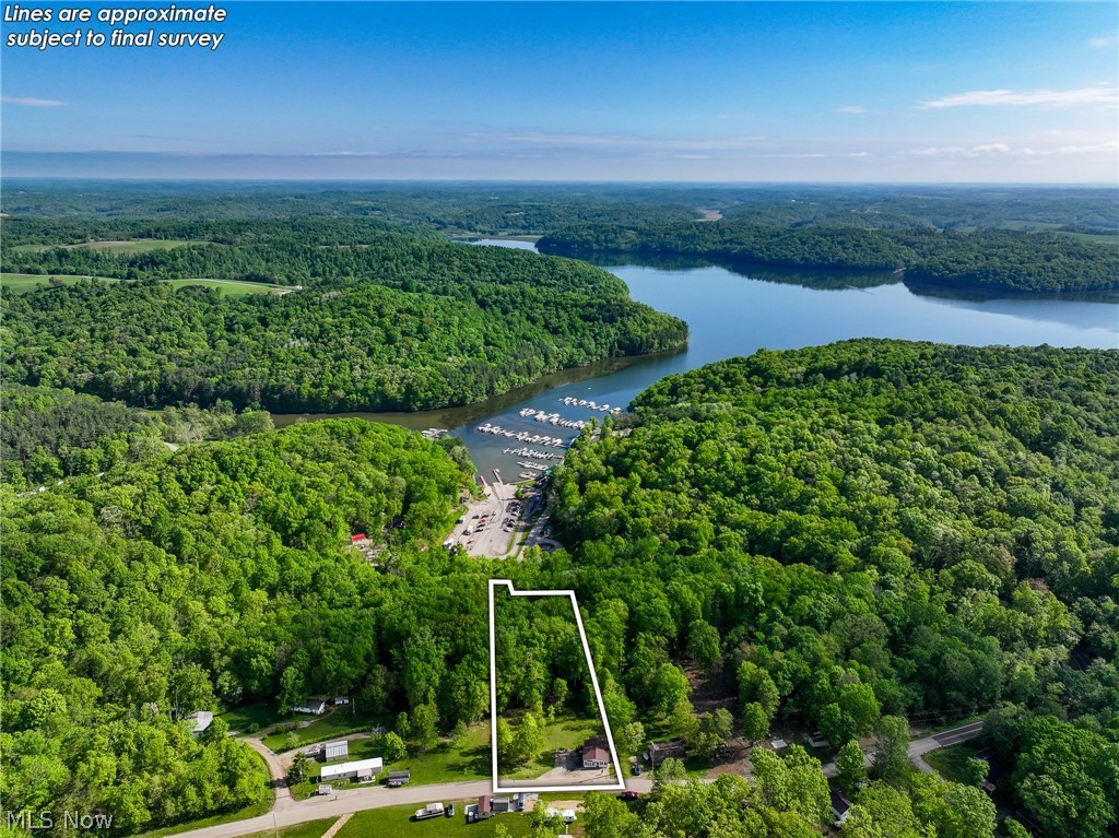 26933 Marina Road Freeport, OH 43973 - Photo 7 of 18 Drone / aerial view with a water view