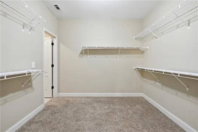a view of storage and utility room with closet