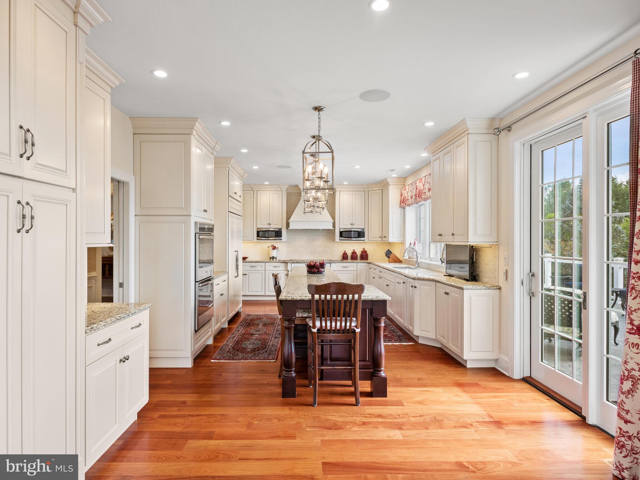 1 Hedgerow Lane Devon, PA 19333 - Photo 12 of 71 Gourmet kitchen with Cherry wood flooring