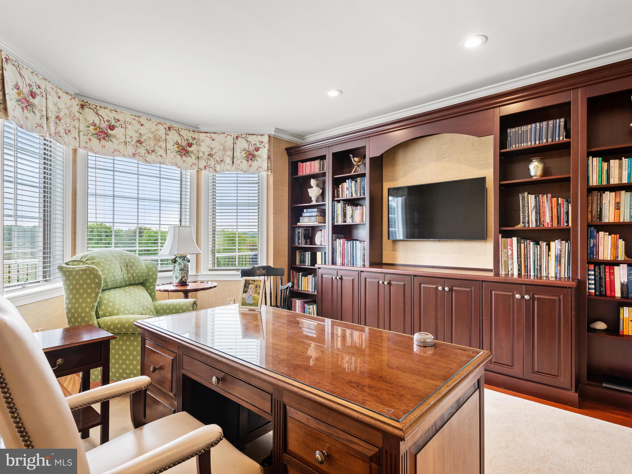 1 Hedgerow Lane Devon, PA 19333 - Photo 24 of 71 First floor office w/ custom built-ins