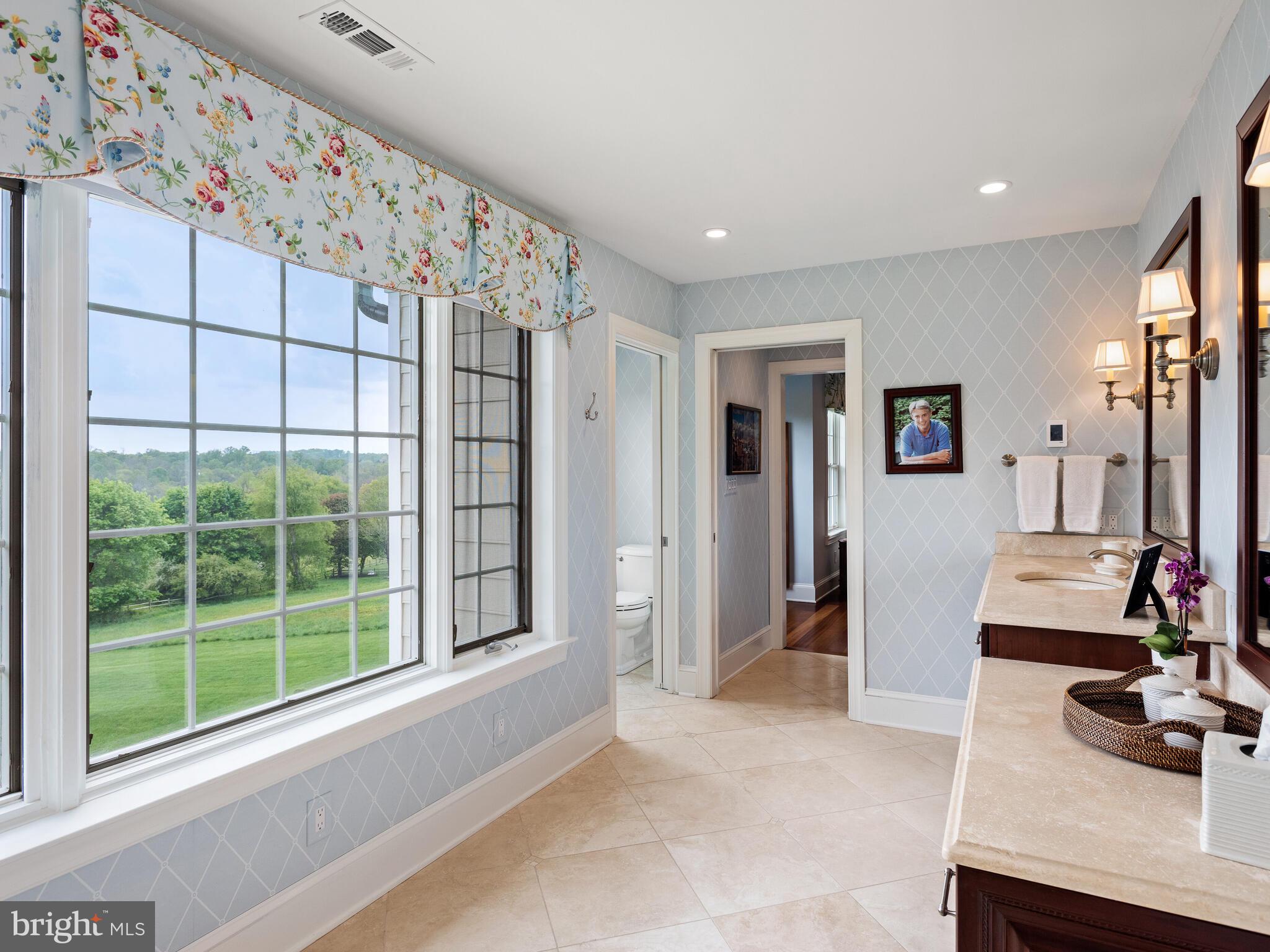 1 Hedgerow Lane Devon, PA 19333 - Photo 38 of 71 Main bath- gorgeous views of preserved land