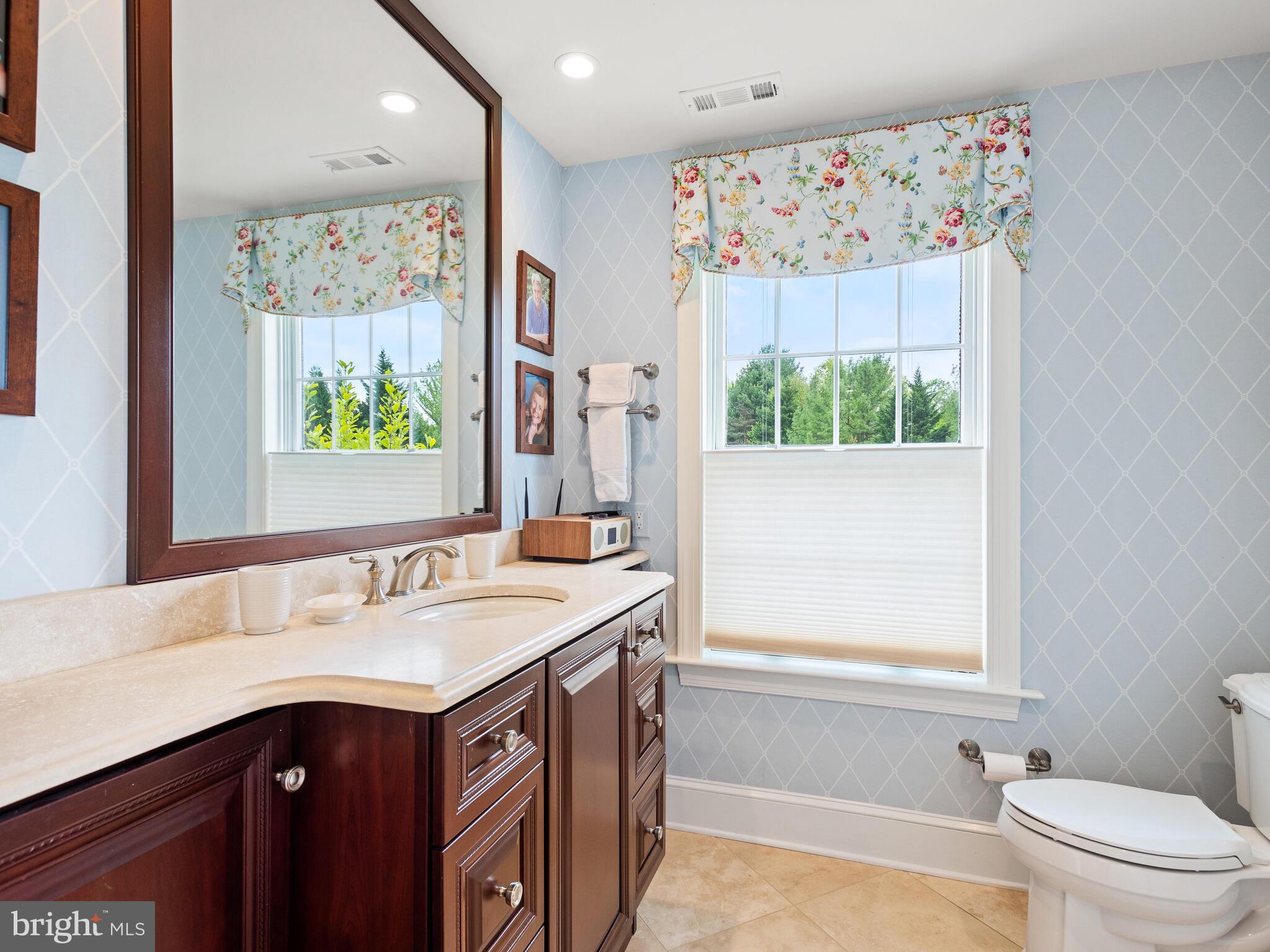 1 Hedgerow Lane Devon, PA 19333 - Photo 39 of 71 Main bedroom powder room- heated floor
