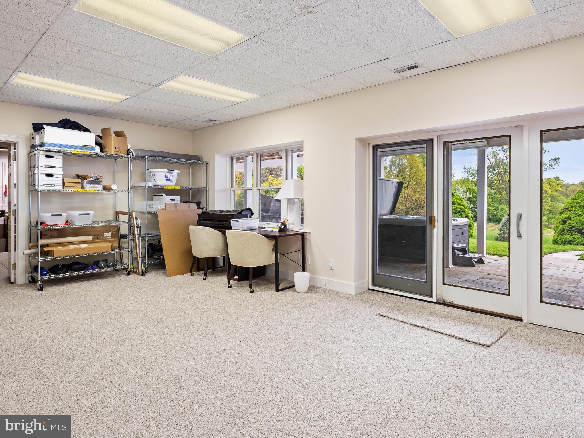 1 Hedgerow Lane Devon, PA 19333 - Photo 60 of 71 Finished lower level-slider to hot tub