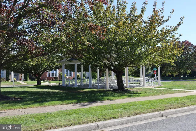 a view of a terrace with a garden