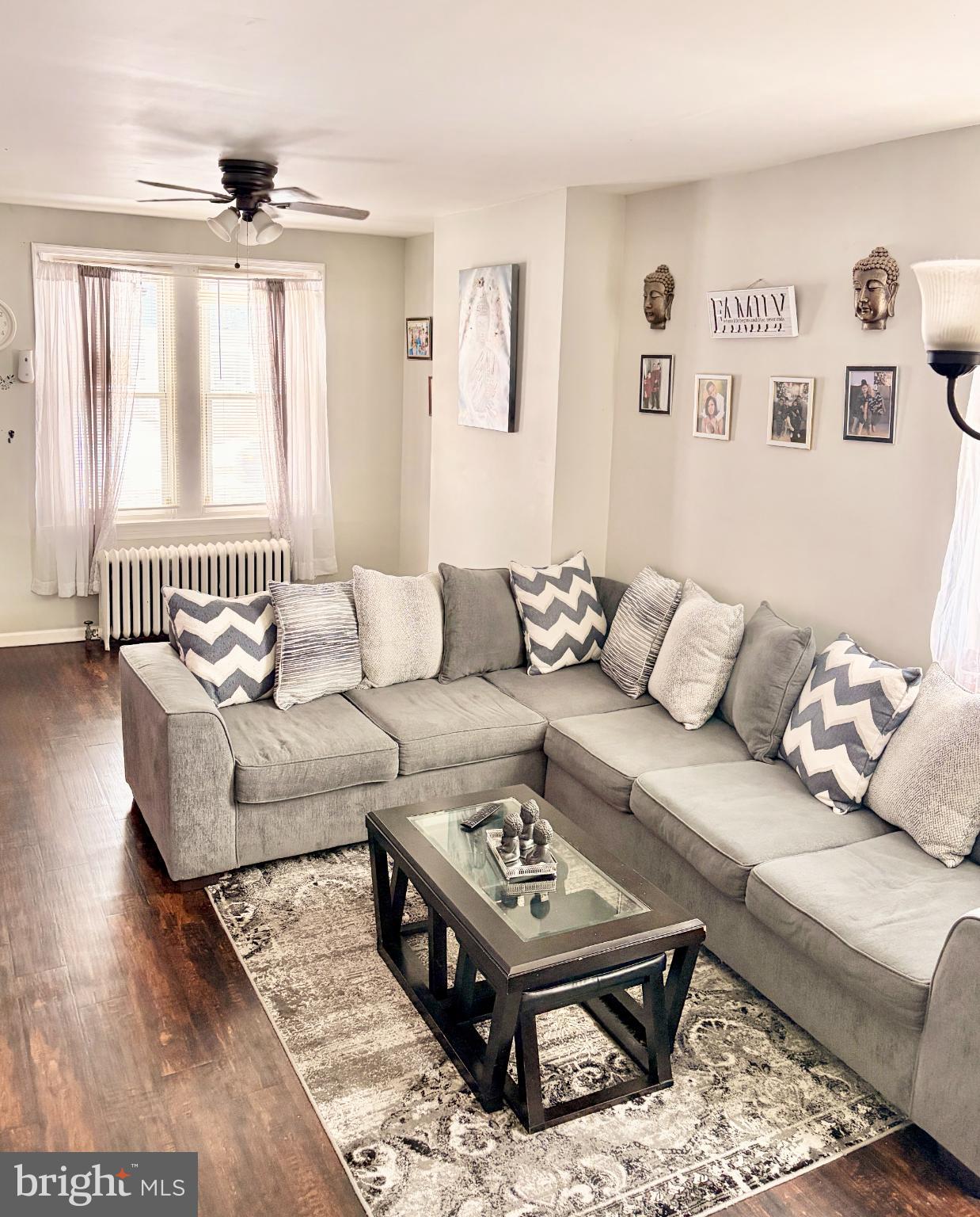 401 Holly Road Yeadon, PA 19050 - Photo 11 of 33 lg living room, plenty of room for large sectional