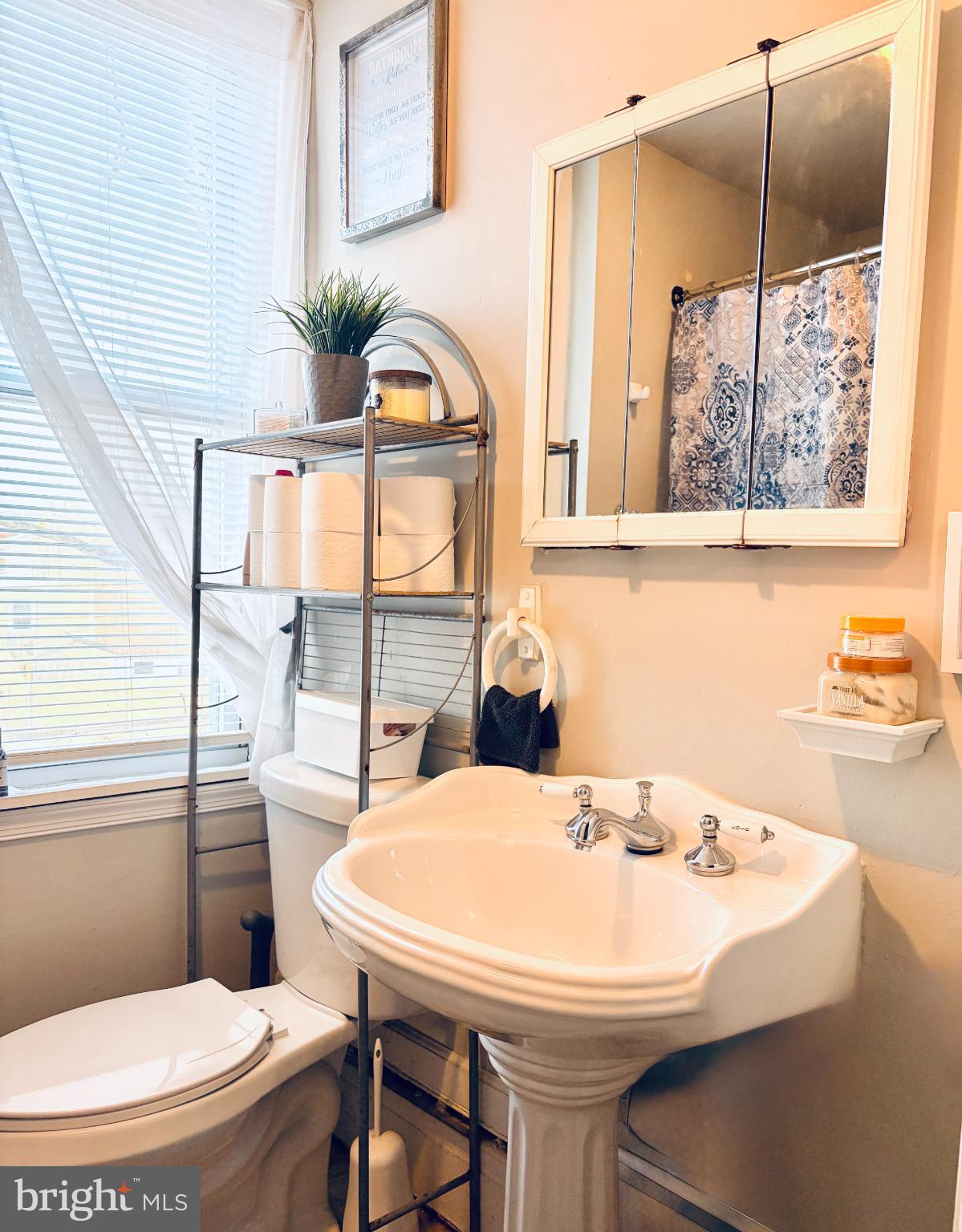 401 Holly Road Yeadon, PA 19050 - Photo 29 of 33 bathroom faces side yard, 2nd floor