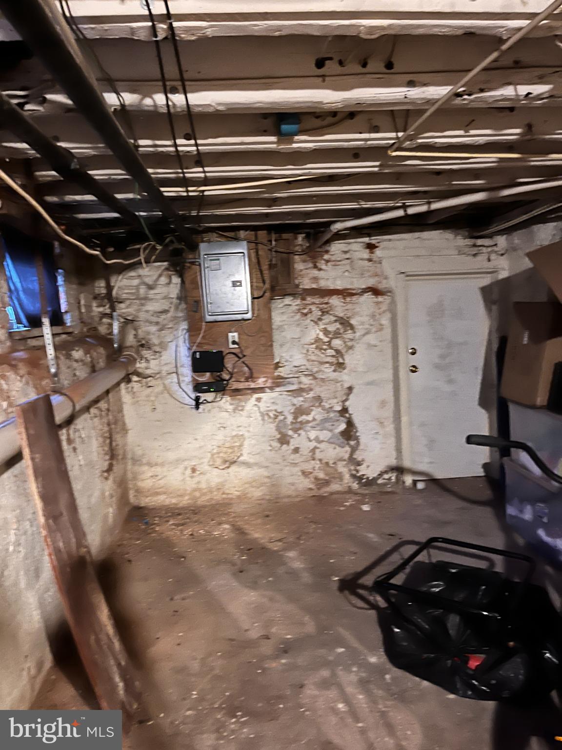 401 Holly Road Yeadon, PA 19050 - Photo 31 of 33 Spacious basement with rustic charm.