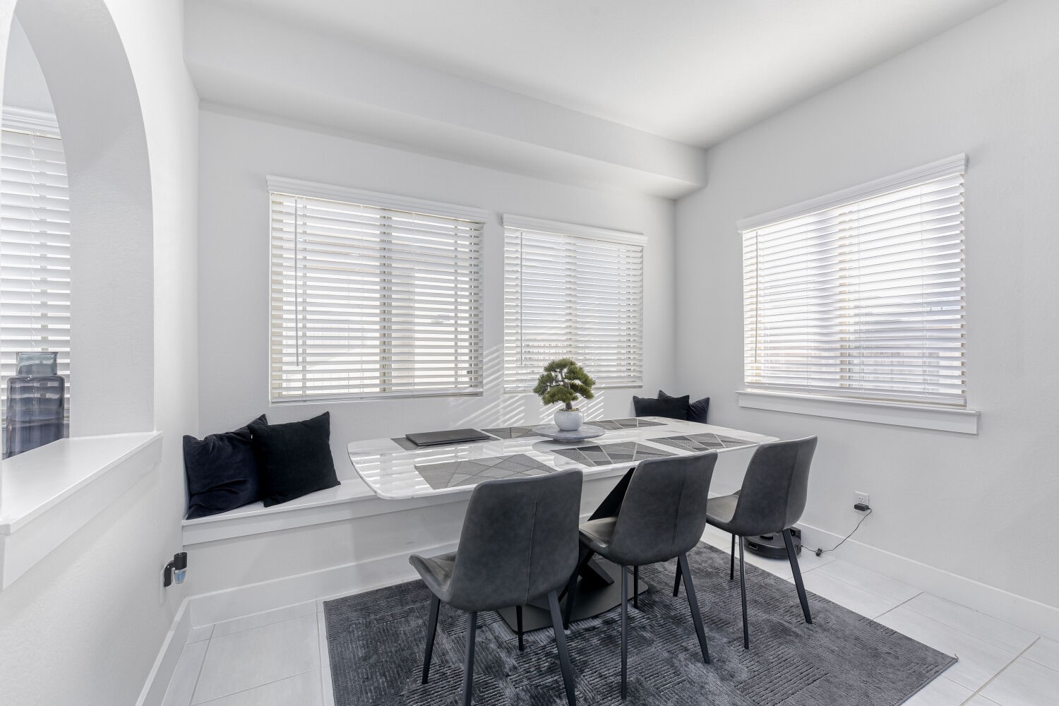 504 Spinnaker Loop Kyle, TX 78640 - Photo 6 of 17 Dining area featuring baseboards and light tile patterned floors