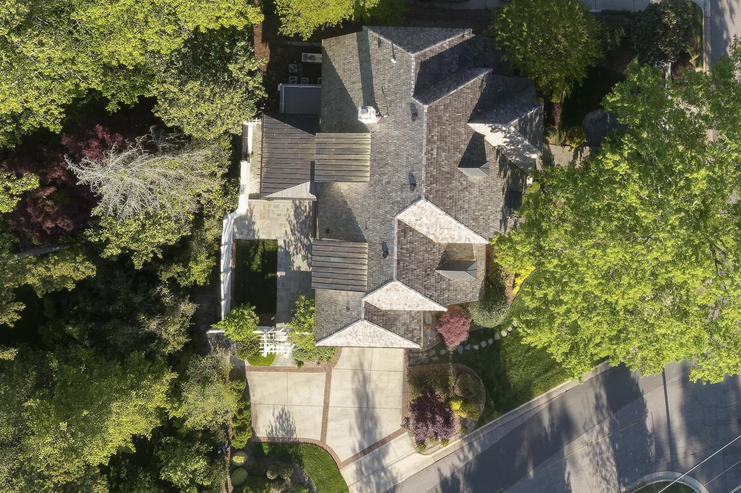 2642 Churchill Road Raleigh, NC 27608 - Photo 98 of 98 A Bird's Eye View of that Gorgeous Cedar Shake Roof!