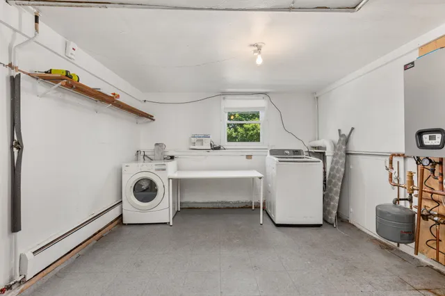 an empty room with window