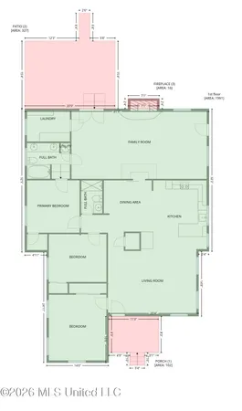 $299,000 | 3541 North Liberty Street, Canton, MS 39046