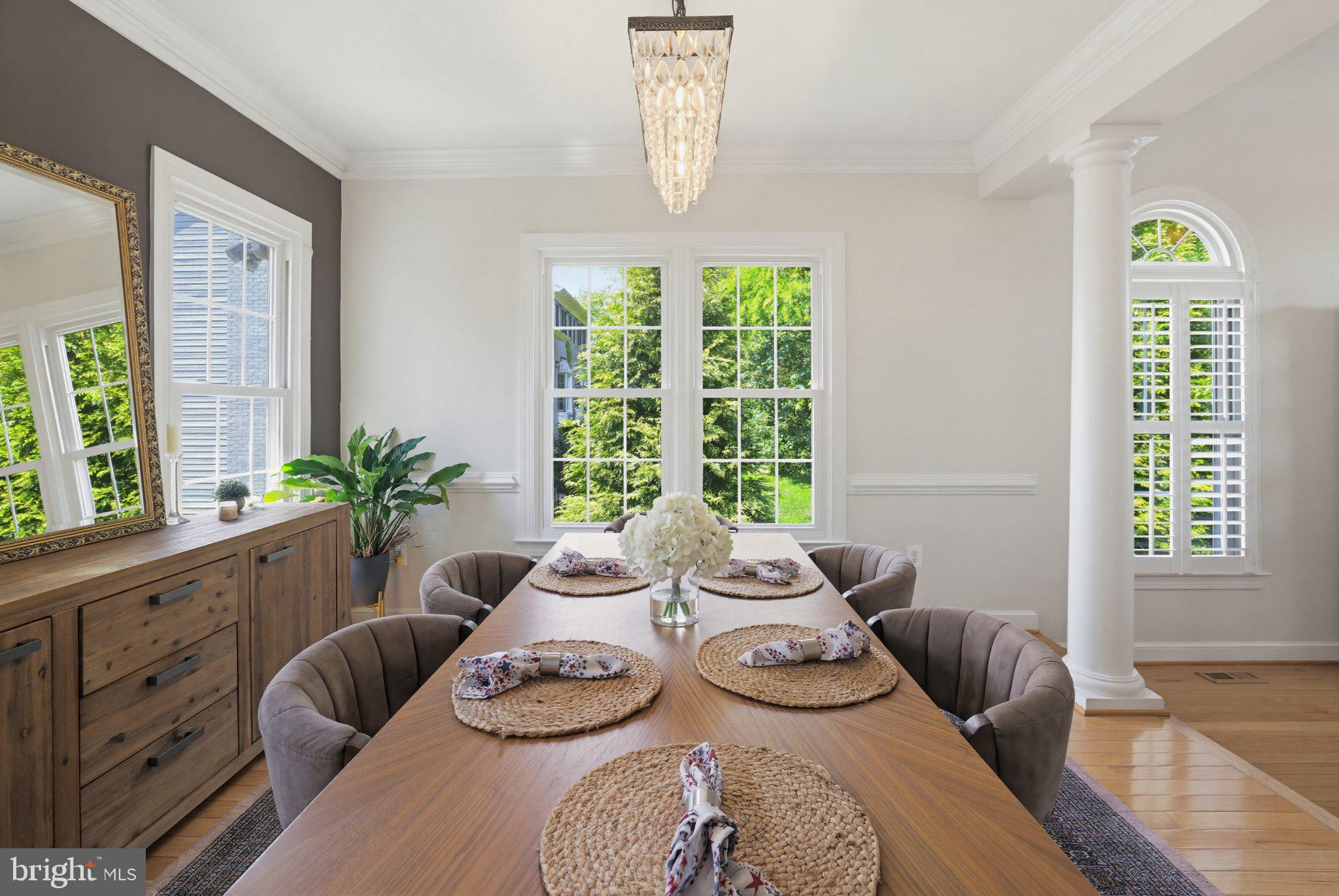 6732 Churchill Road McLean, VA 22101 - Photo 11 of 61 Bright dining space with lush views.
