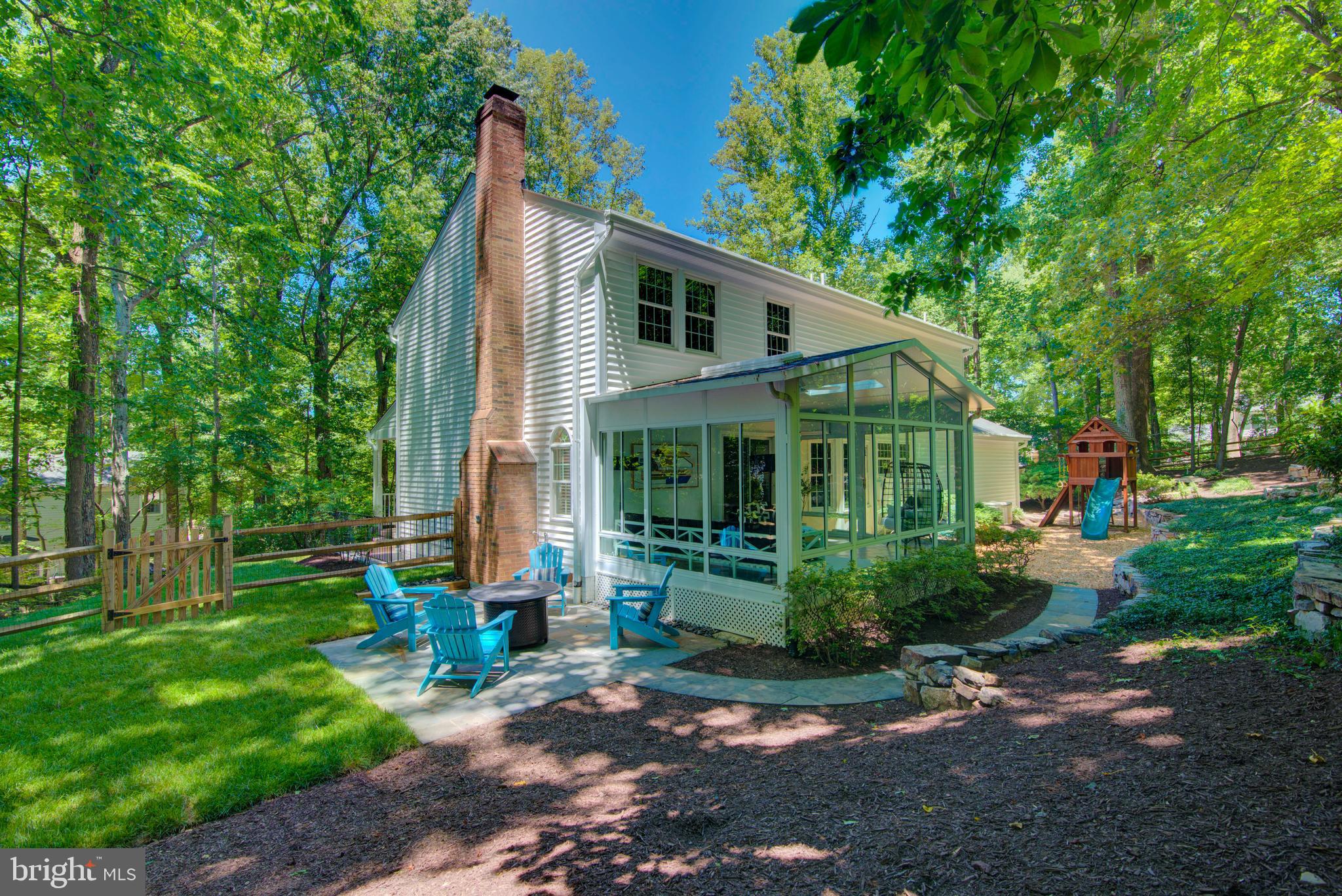 12029 Lake Newport Road Reston, VA 20194 - Photo 13 of 30 View of Sunroom with Three Sides of Glass.