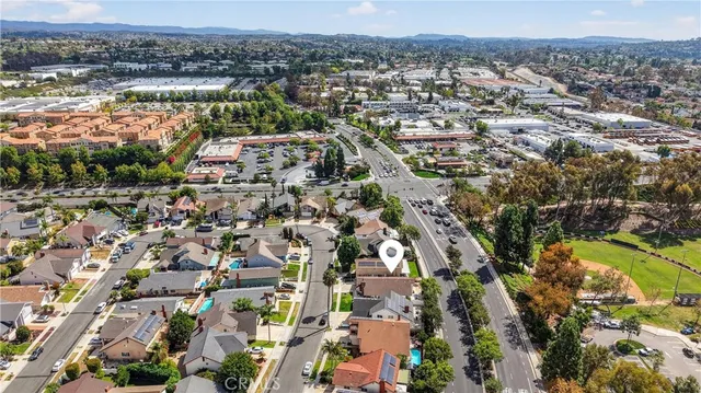 a view of city and mountain