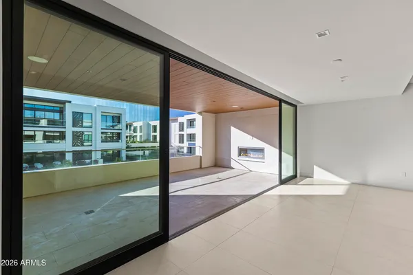 a close view of closet