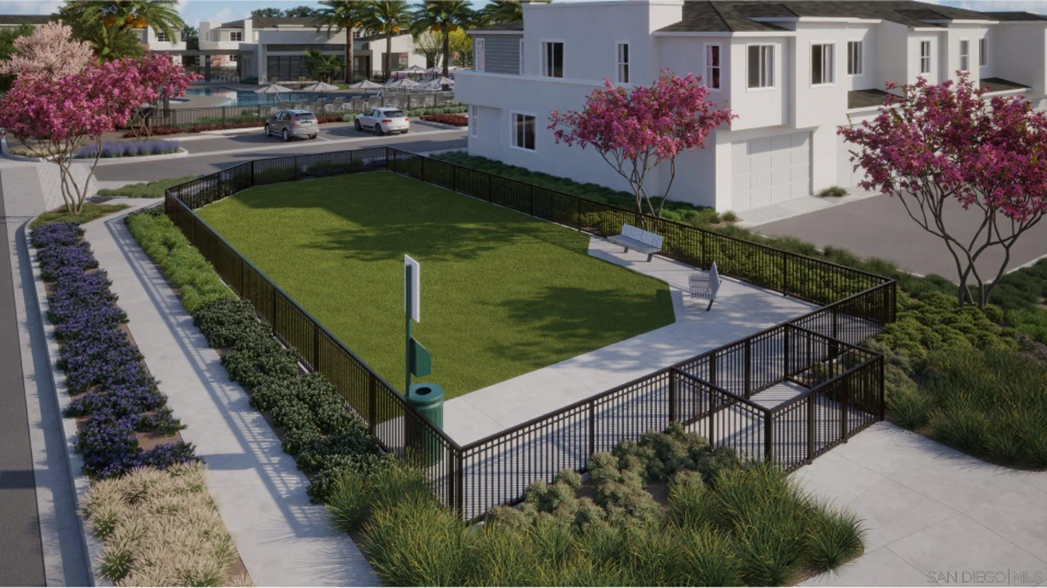 857 Cheyne Loop, Unit 3 Chula Vista, CA 91911 - Photo 12 of 16 a view of a backyard with sitting area