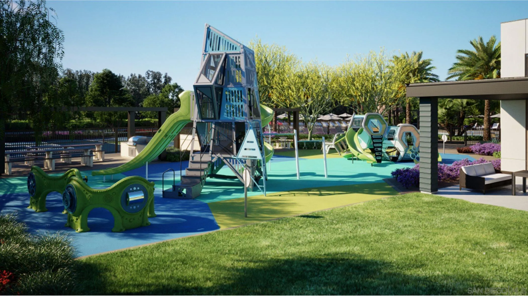 857 Cheyne Loop, Unit 3 Chula Vista, CA 91911 - Photo 16 of 16 a view of a park with slide