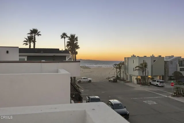 a view of a walk in front of building