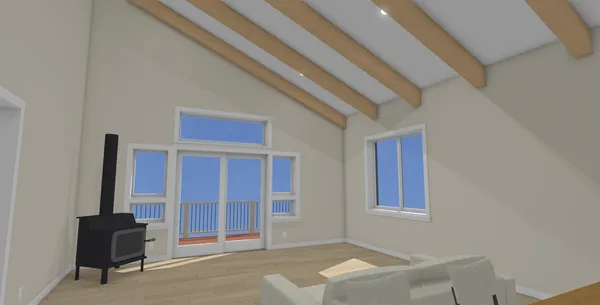 a view of houses with sky view